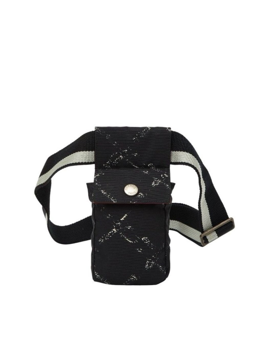 Chanel Travel Line Belt Bag Black Nylon